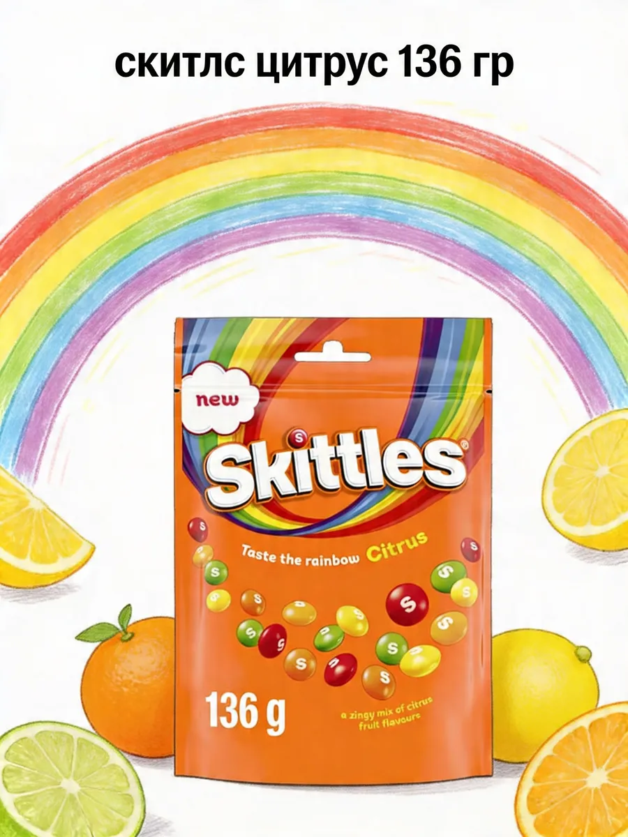 Skittles Citrus 136 г