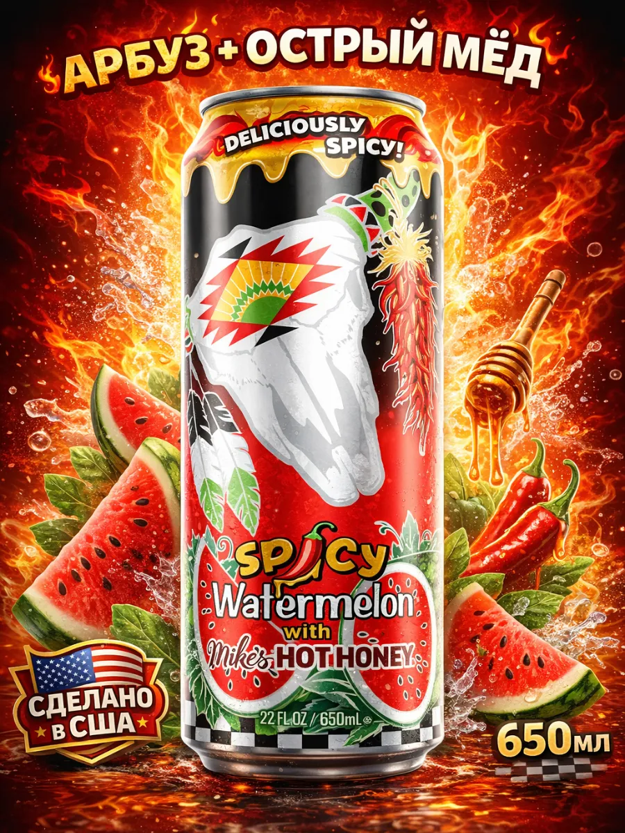 Arizona Spicy Watermelon with Hot Honey 650 мл