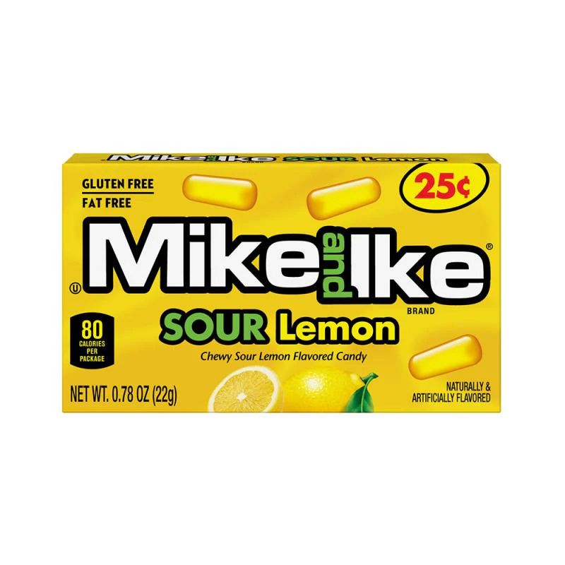 Mike and Ike Sour Lemon 22 г