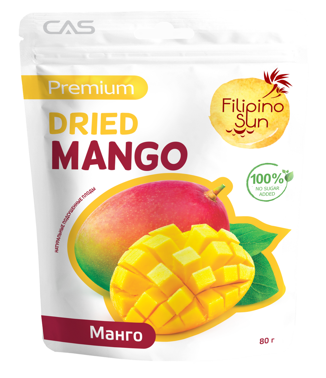 Плоды МАНГО сушеные Filipino Sun 80гр