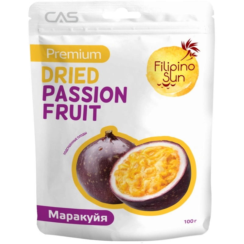 Плоды МАРАКУЙИ сушеные Filipino Sun 100гр