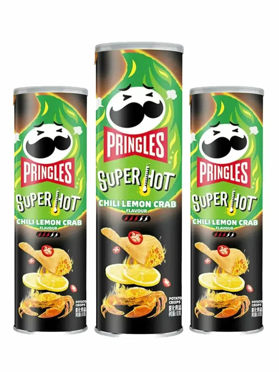 Pringles Chili Lemon Crab 110 г