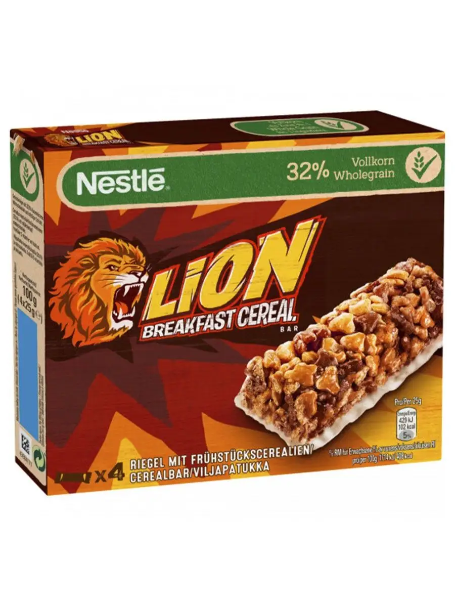 Nestle Lion Cerealien Rigel (Батончик Лион Ригель) 4×25г